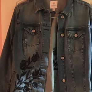 NWOT L LulaRoe Jaxon with Roses